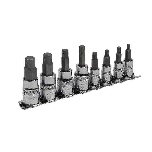 Premier AK65602 Premier Imperial Lock-On™ Hex Socket Bit Set 1/4" & 3/8"Sq Drive 8pc