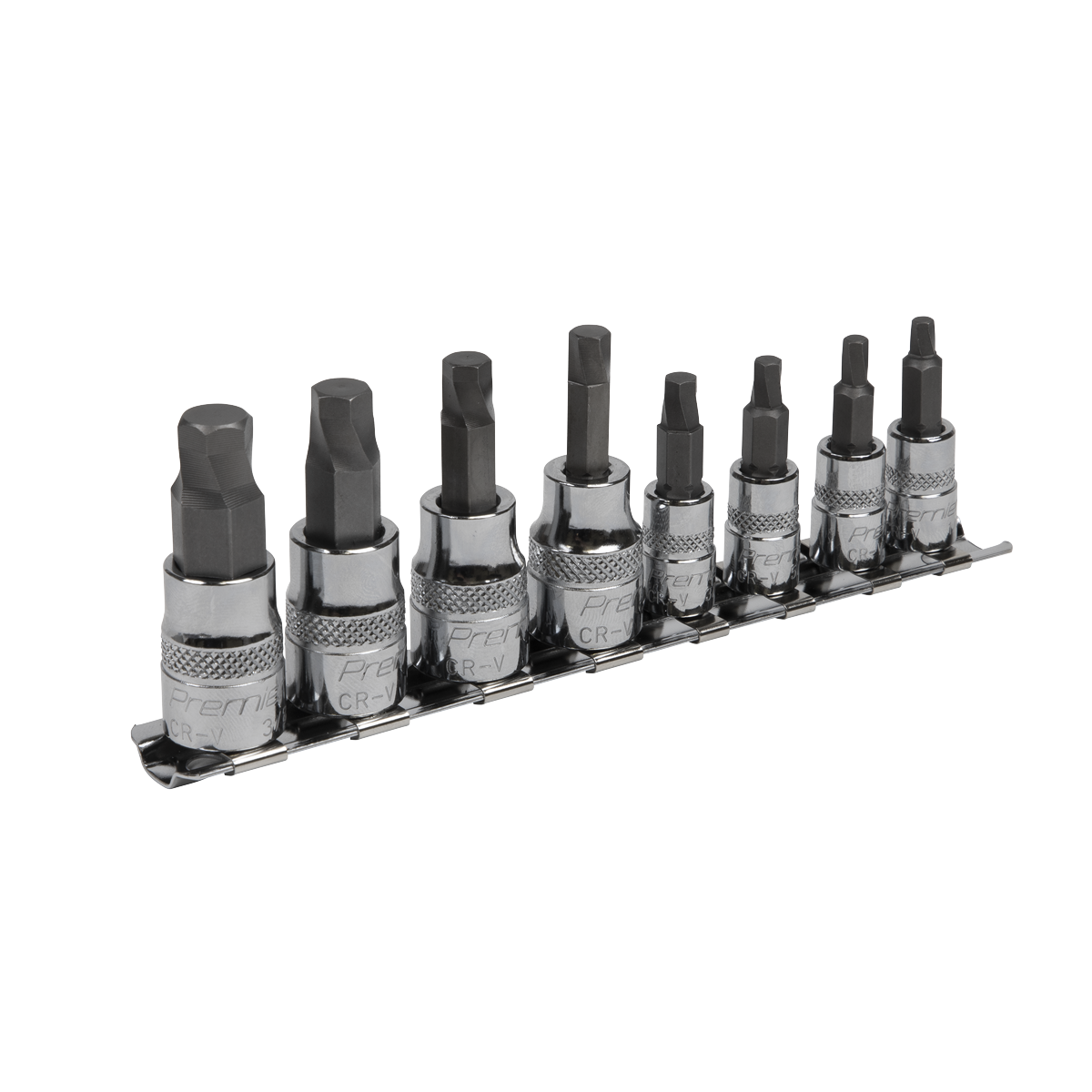 Premier AK65602 Premier Imperial Lock-On™ Hex Socket Bit Set 1/4" & 3/8"Sq Drive 8pc