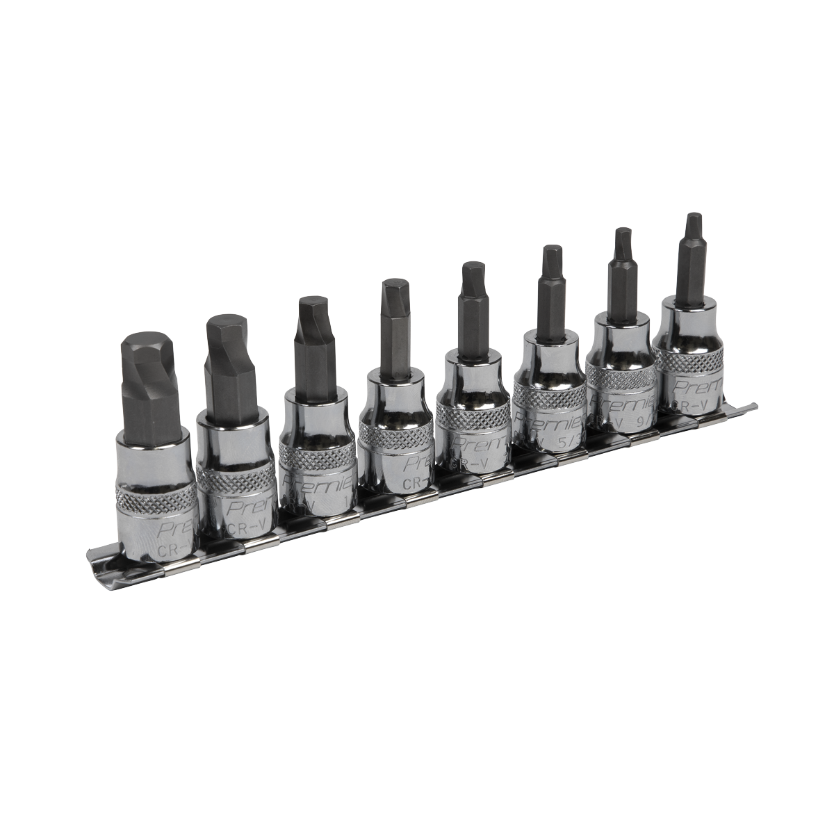 Premier AK65603 Premier Imperial Lock-On™ Hex Socket Bit Set 3/8"Sq Drive 8pc