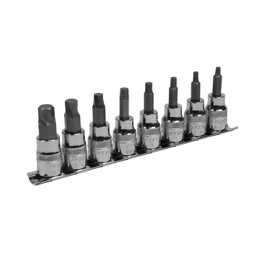 Premier AK65603 Premier Imperial Lock-On™ Hex Socket Bit Set 3/8"Sq Drive 8pc