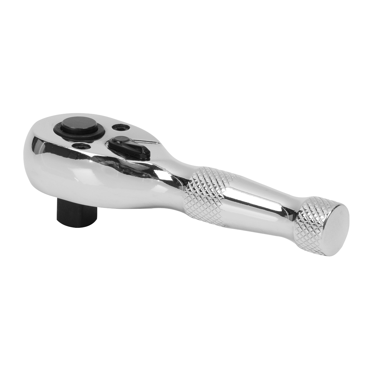 Premier AK661S Premier Stubby Pear-Head Ratchet Wrench with Flip Reverse 3/8"Sq Drive