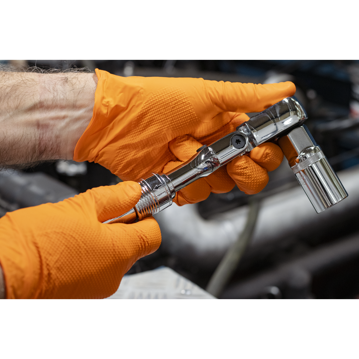 Premier AK6682 Premier Locking Flexi-Head Extendable Ratchet Wrench 1/2"Sq Drive