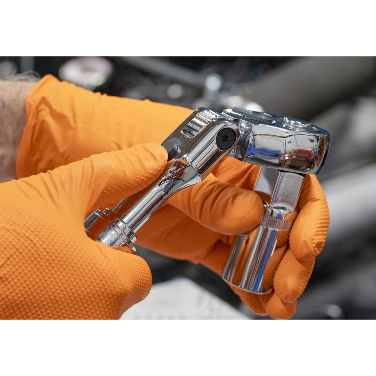 Premier AK6682 Premier Locking Flexi-Head Extendable Ratchet Wrench 1/2"Sq Drive