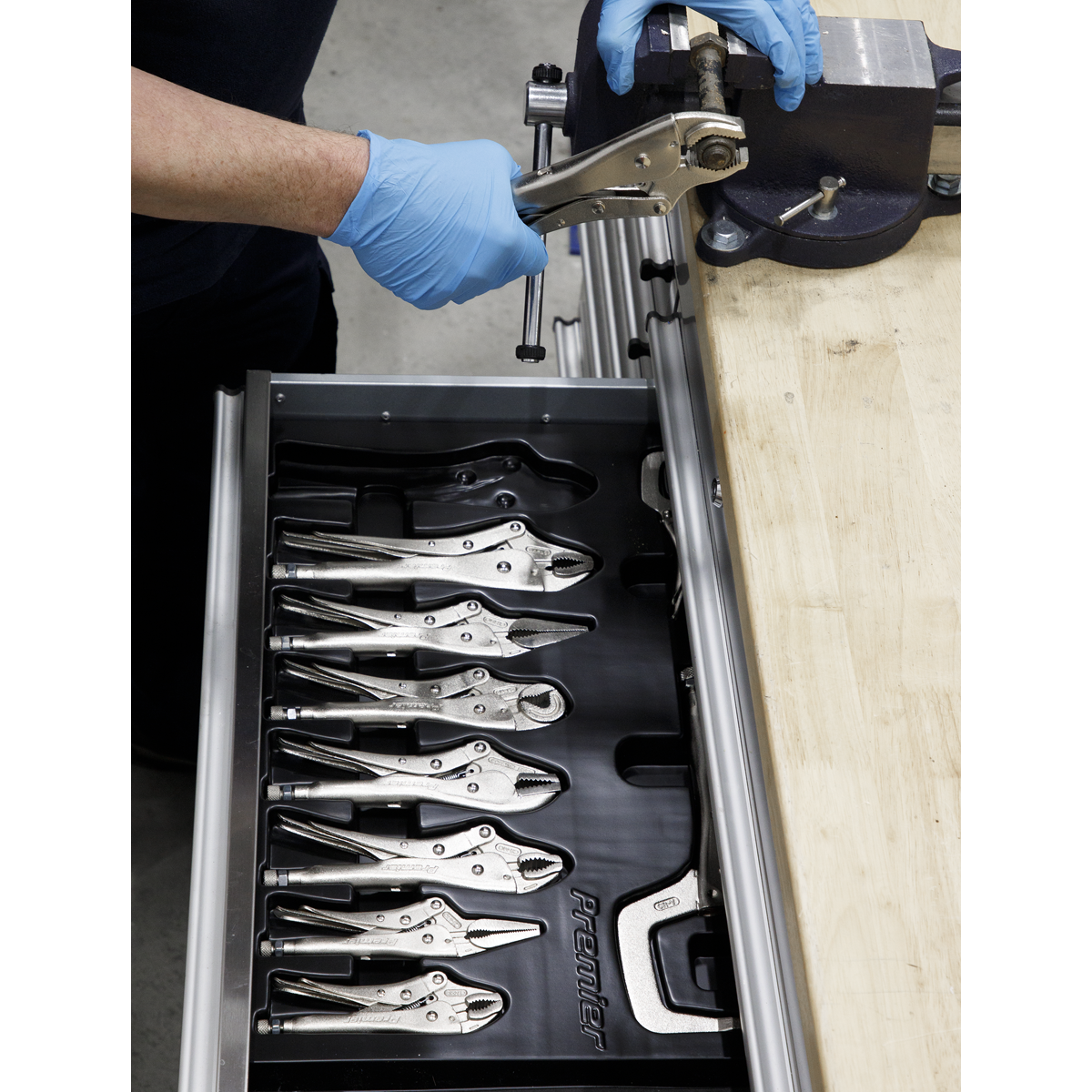 Premier AK6800 Premier Locking Pliers Set 10pc
