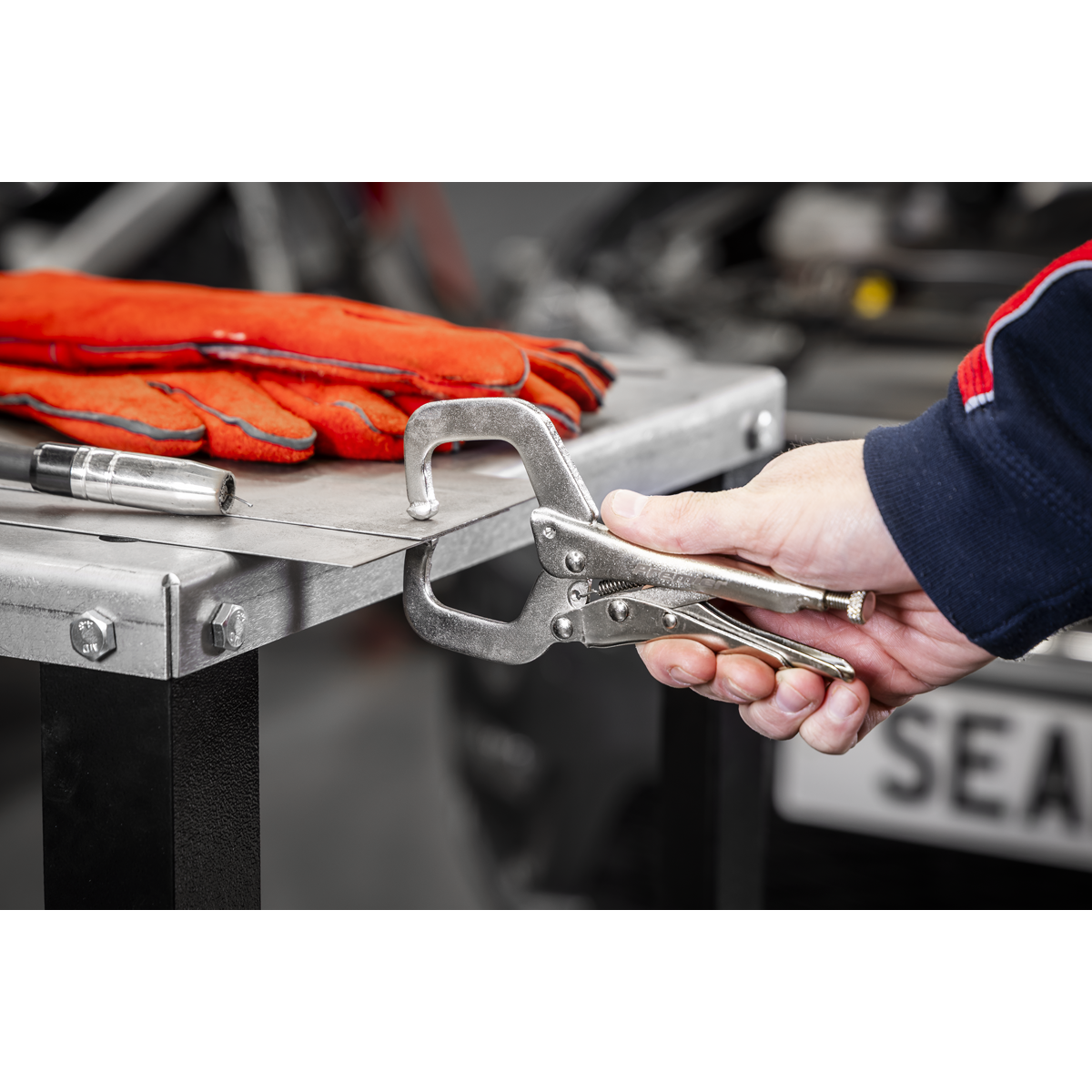 Premier AK6802 Premier Locking Pliers Set with Foam Tray 10pc