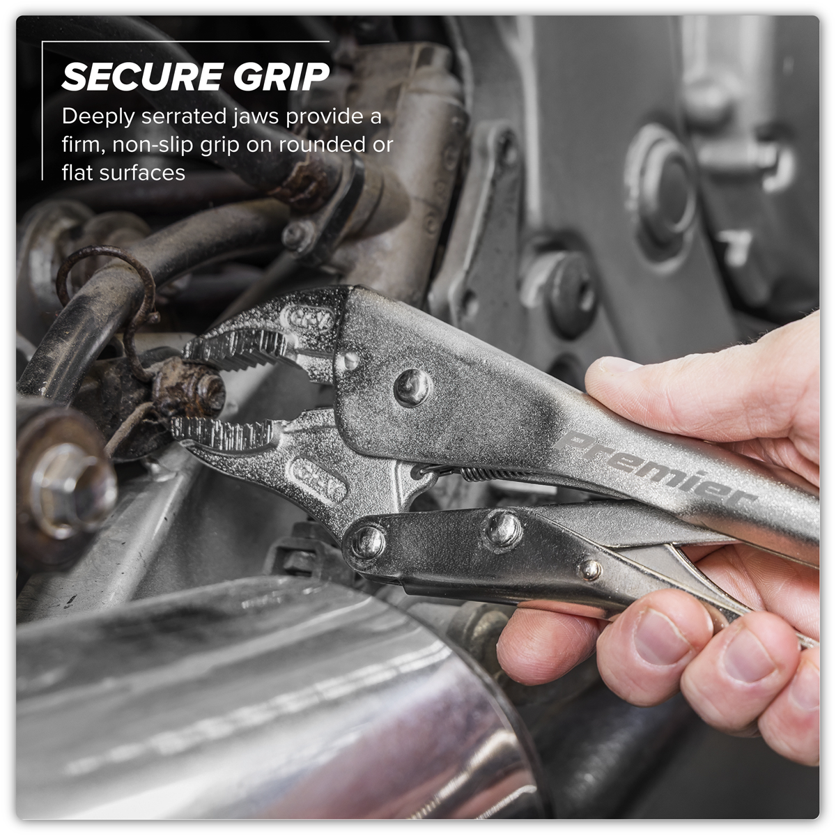 Premier AK6802 Premier Locking Pliers Set with Foam Tray 10pc