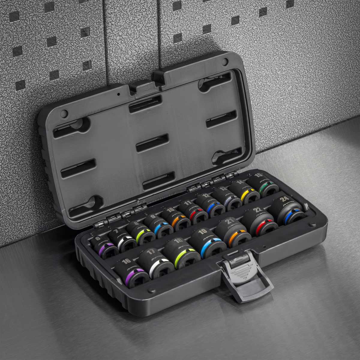 Premier AK68218 Impact Socket Set 3/8"Sq Drive 17pc