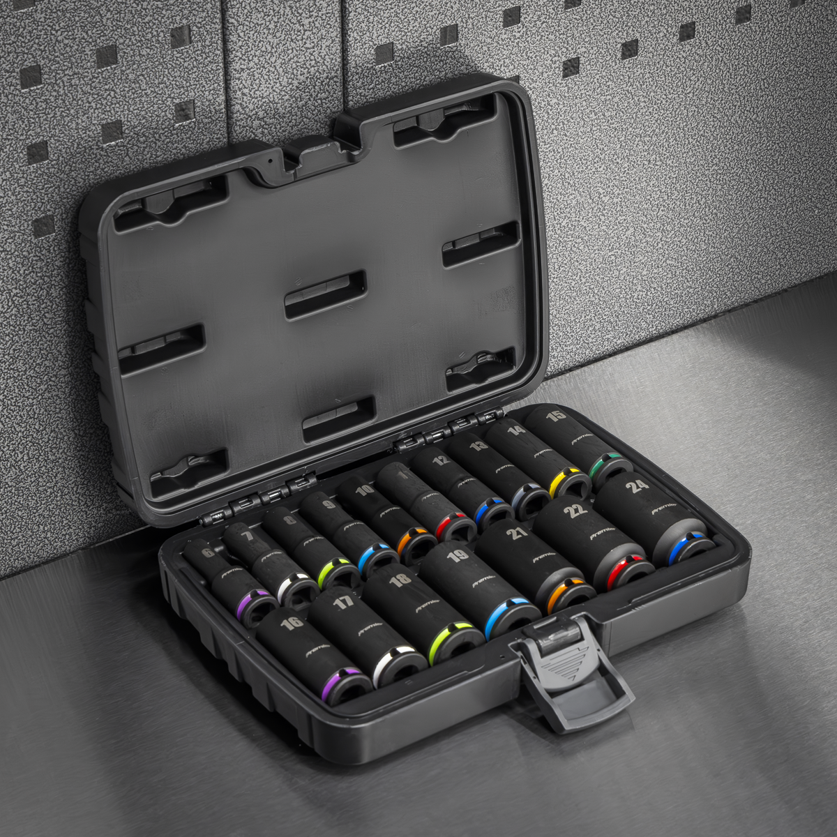 Premier AK68219 Deep Impact Socket Set 3/8”Sq Drive 17pc