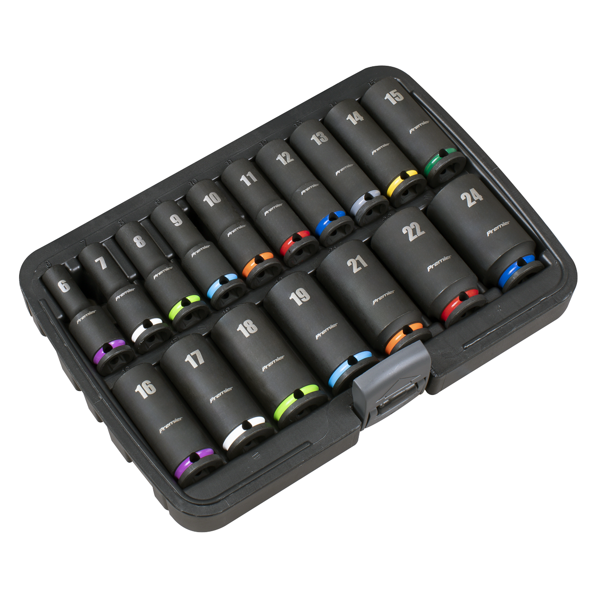 Premier AK68219 Deep Impact Socket Set 3/8”Sq Drive 17pc