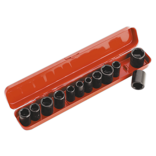 Premier AK682 Premier Metric/Imperial Impact Socket Set 3/8"Sq Drive 12pc