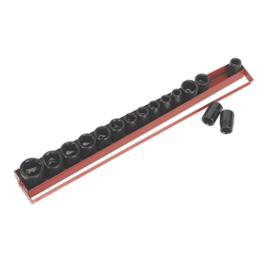 Premier AK684 Premier Metric/Imperial Impact Socket Set 1/2"Sq Drive 16pc