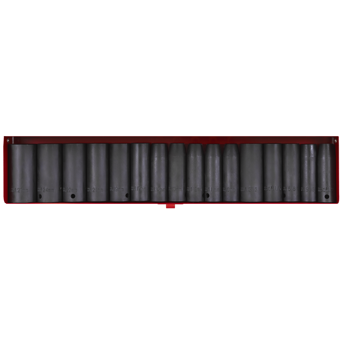 Premier AK685 Premier Metric/Imperial Deep Impact Socket Set 1/2"Sq Drive 16pc