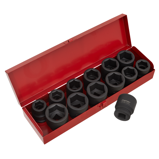 Premier AK686 Premier Metric/Imperial Impact Socket Set 3/4"Sq Drive 13pc