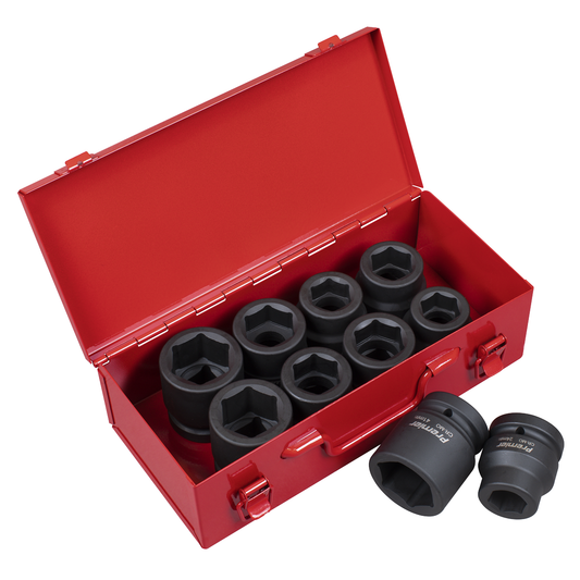 Premier AK688 Premier Metric/Imperial Impact Socket Set 1"Sq Drive 10pc