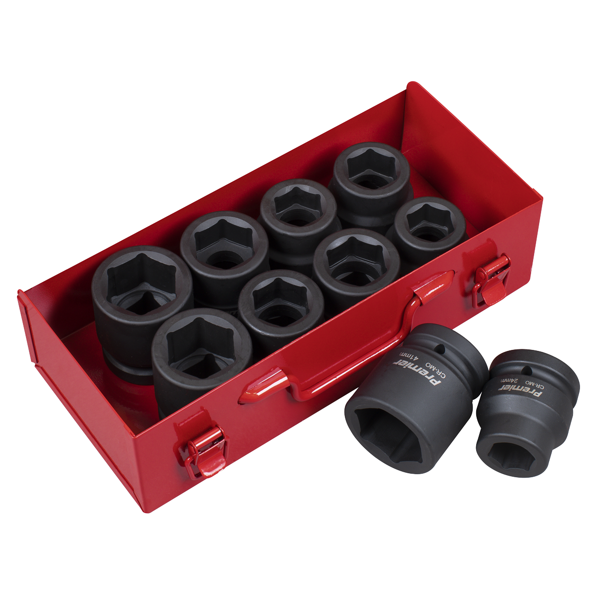 Premier AK688 Premier Metric/Imperial Impact Socket Set 1"Sq Drive 10pc