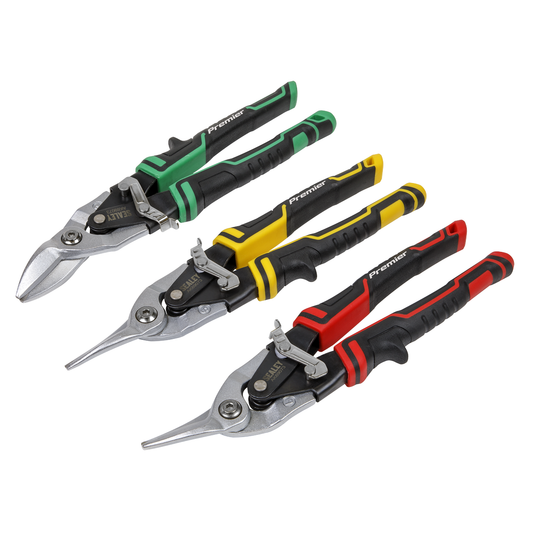 Premier AK69073 Premier High Leverage Aviation Tin Snip Set 3pc