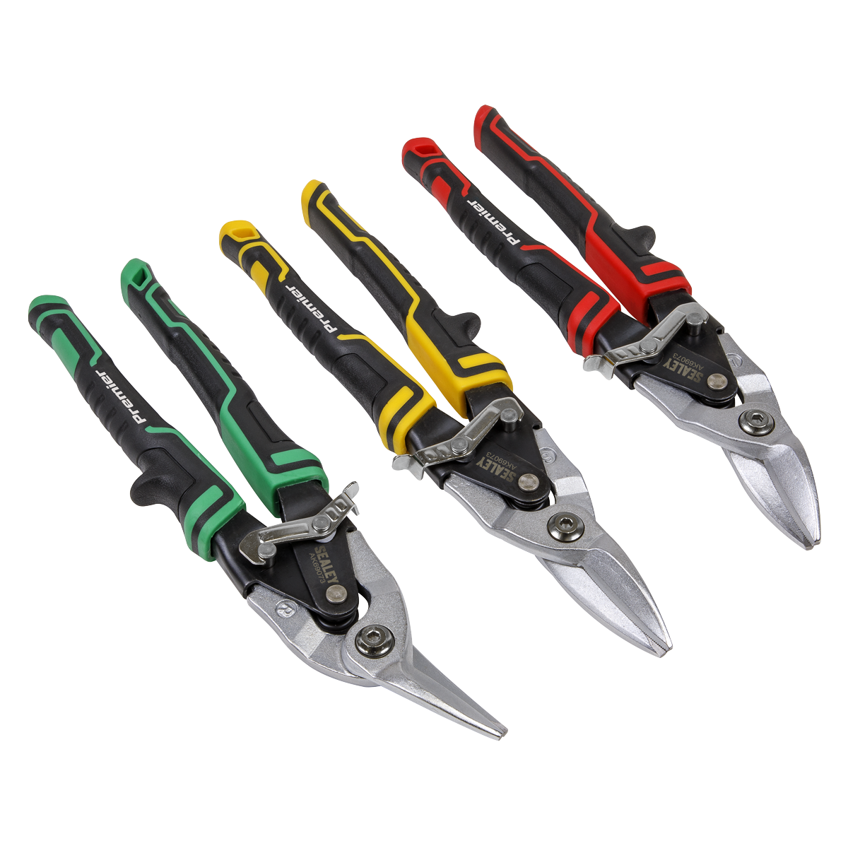Premier AK69073 Premier High Leverage Aviation Tin Snip Set 3pc