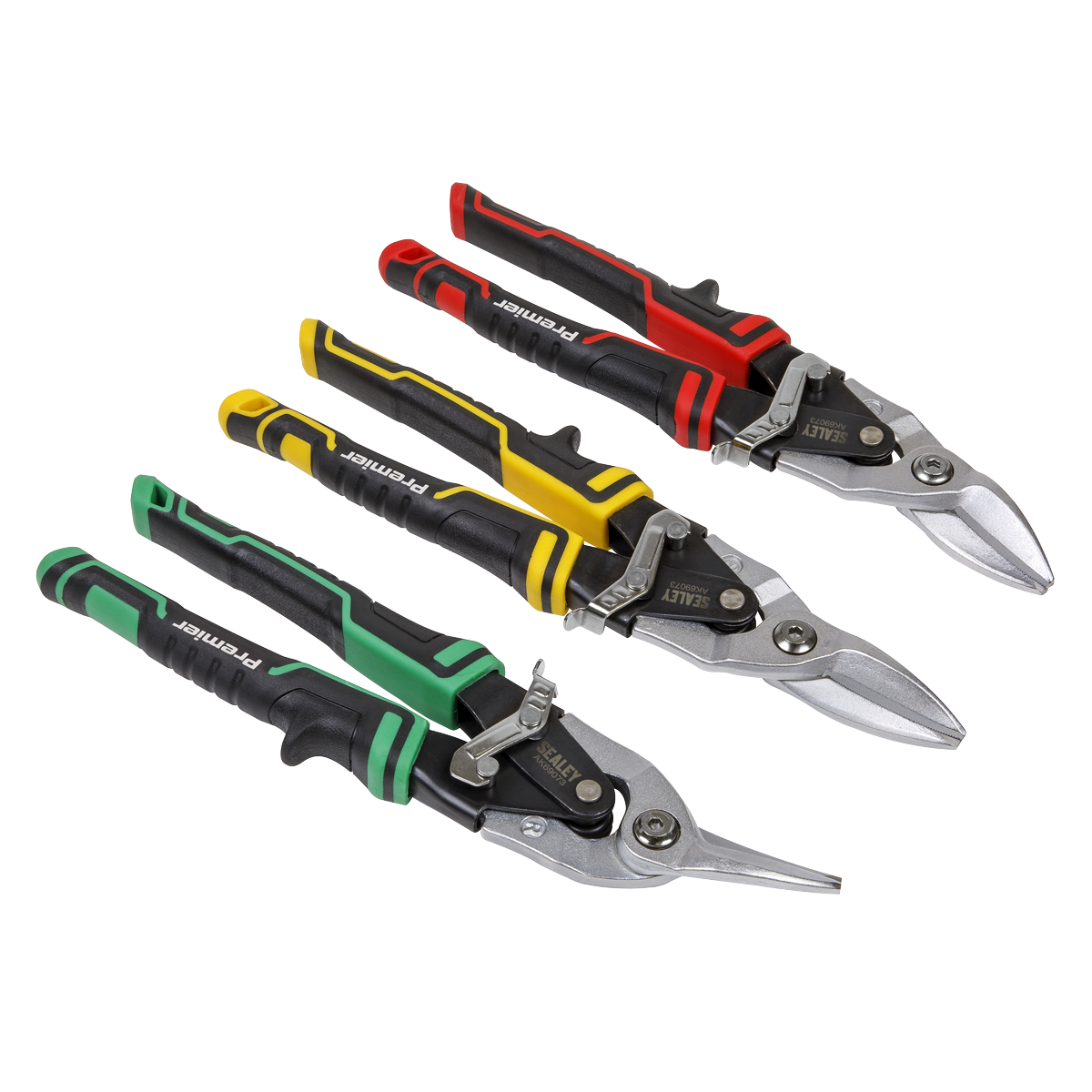 Premier AK69073 Premier High Leverage Aviation Tin Snip Set 3pc