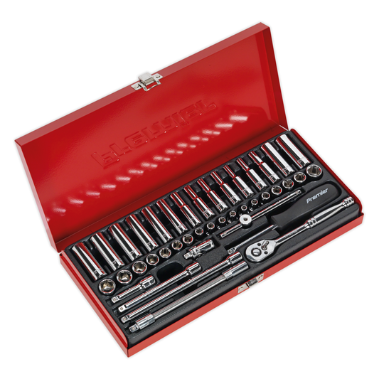 Premier AK690 Premier Metric/Imperial Socket Set 1/4"Sq Drive 41pc
