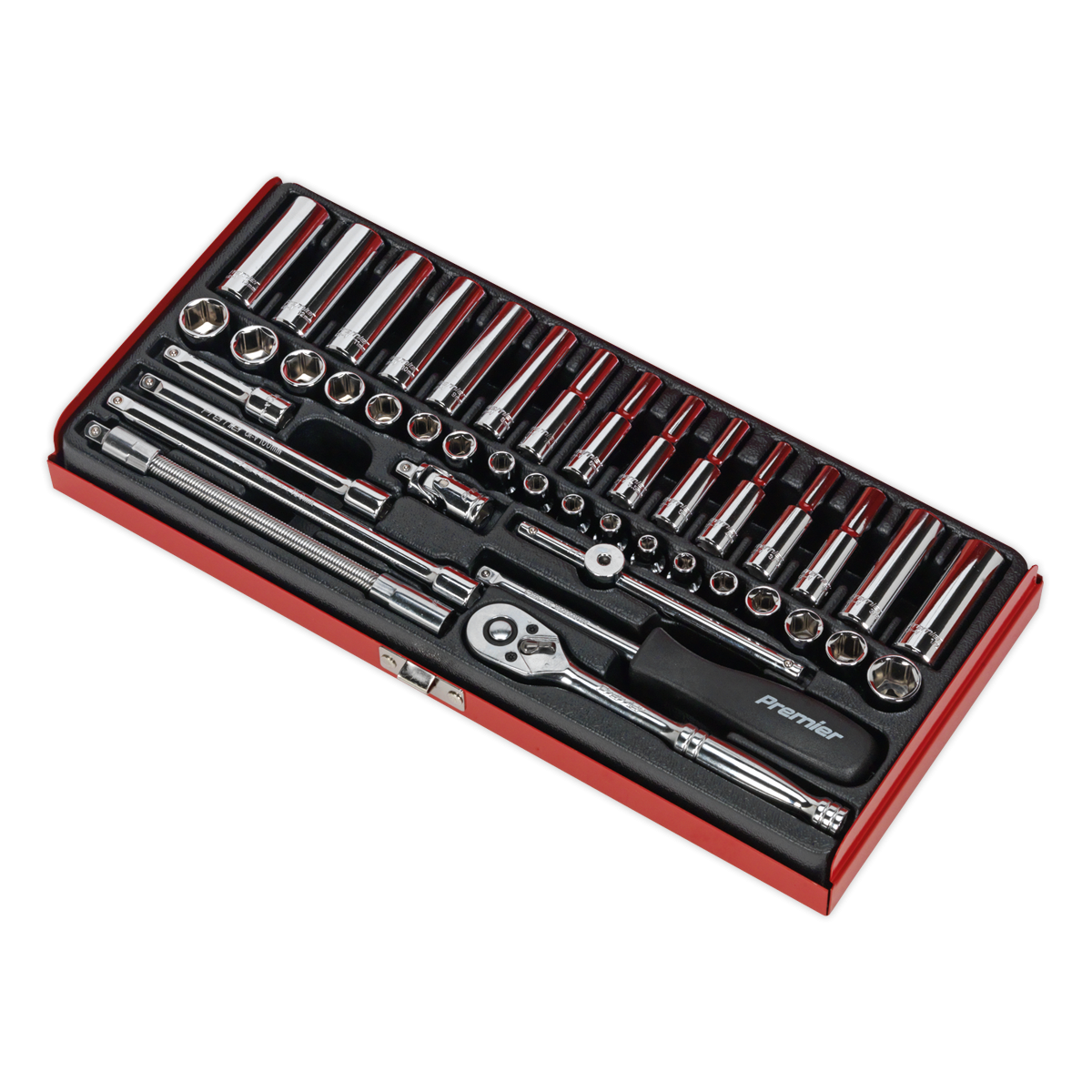 Premier AK690 Premier Metric/Imperial Socket Set 1/4"Sq Drive 41pc