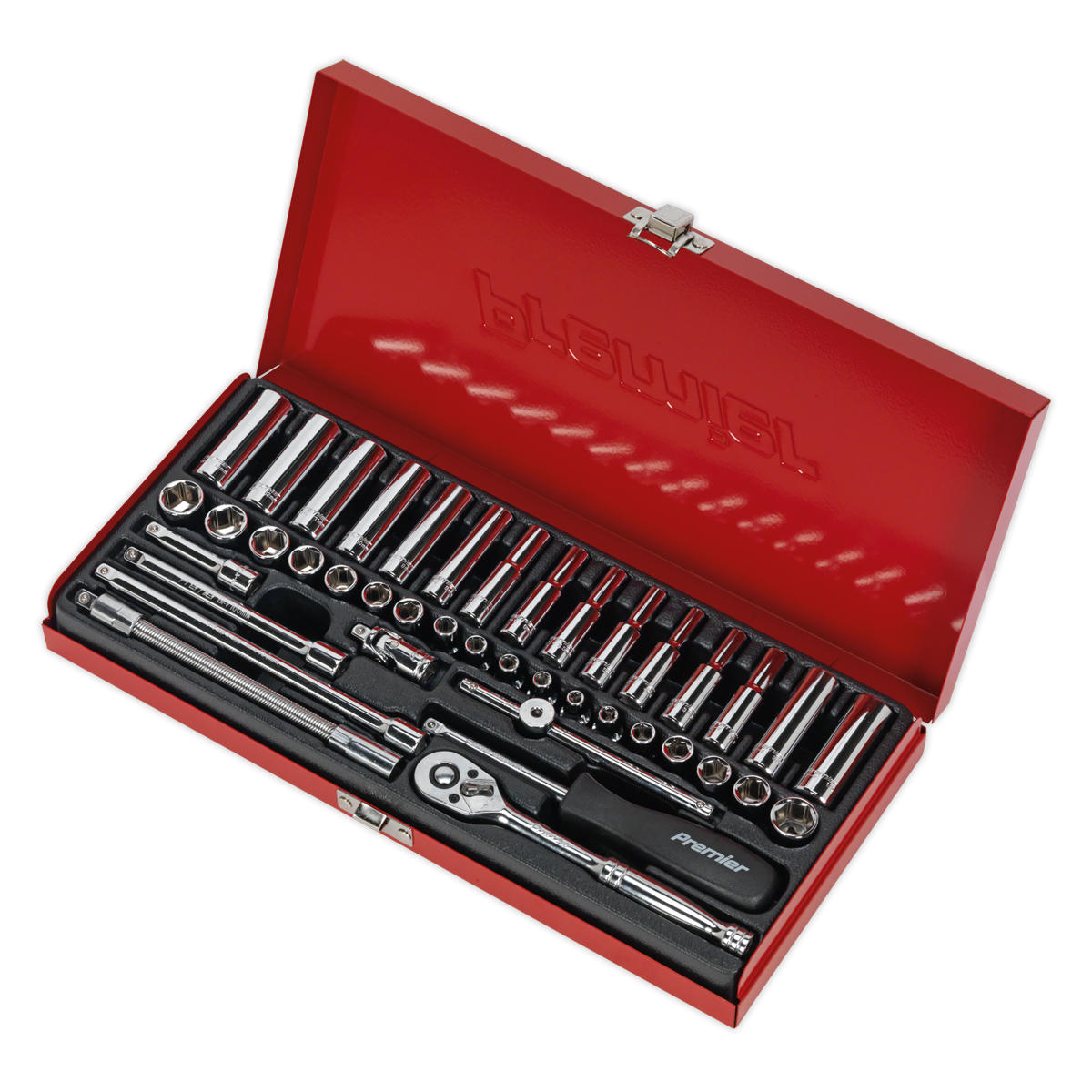 Premier AK690 Premier Metric/Imperial Socket Set 1/4"Sq Drive 41pc