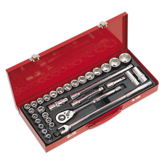 Premier AK693 Premier Metric/Imperial Socket Set 1/2"Sq Drive 32pc