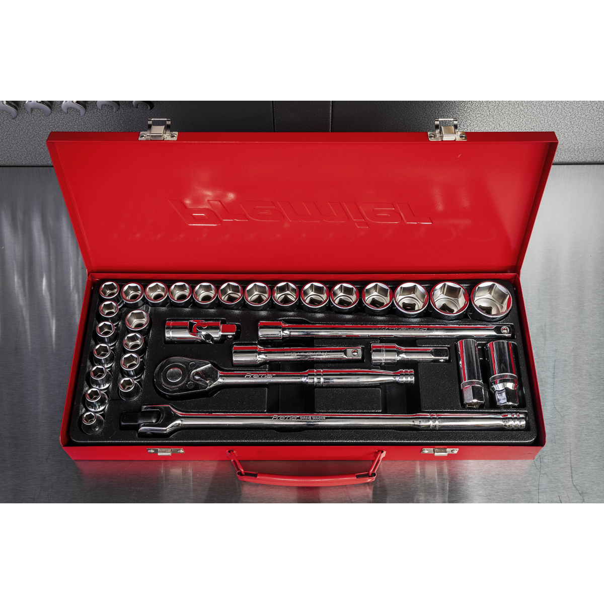 Premier AK693 Premier Metric/Imperial Socket Set 1/2"Sq Drive 32pc
