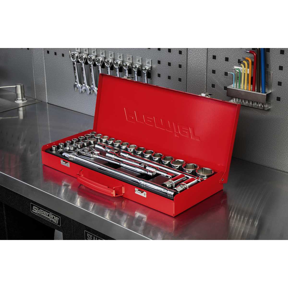 Premier AK693 Premier Metric/Imperial Socket Set 1/2"Sq Drive 32pc