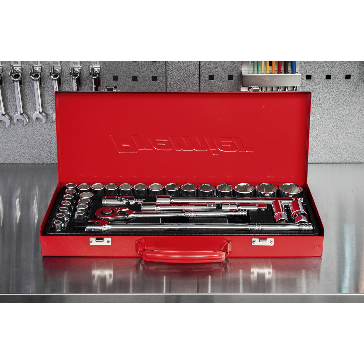 Premier AK693 Premier Metric/Imperial Socket Set 1/2"Sq Drive 32pc