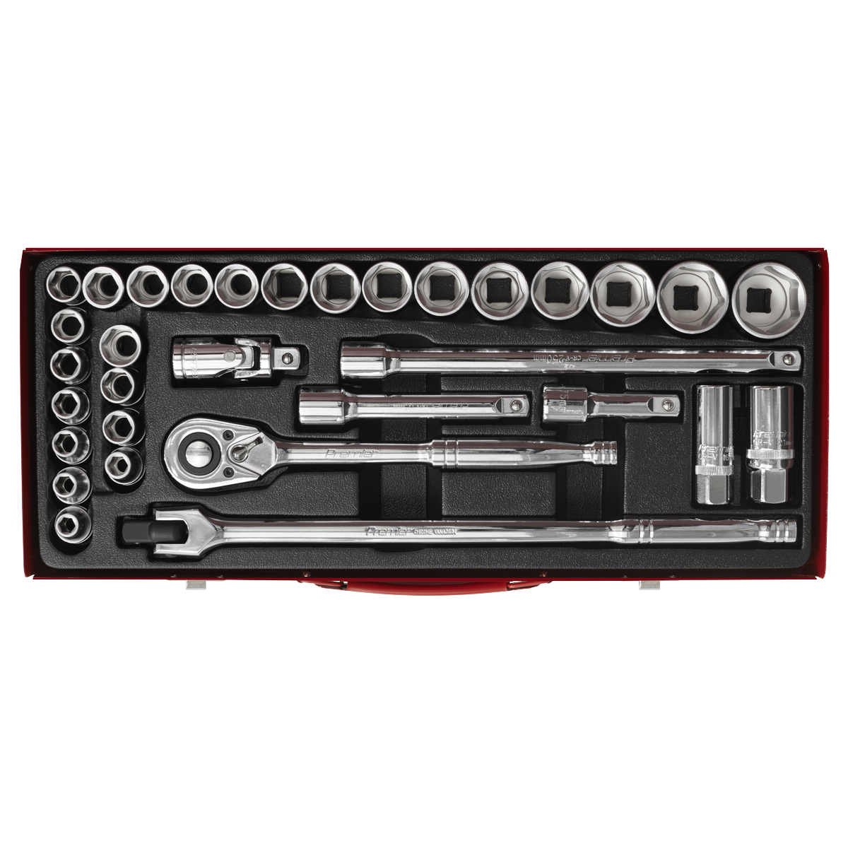 Premier AK693 Premier Metric/Imperial Socket Set 1/2"Sq Drive 32pc