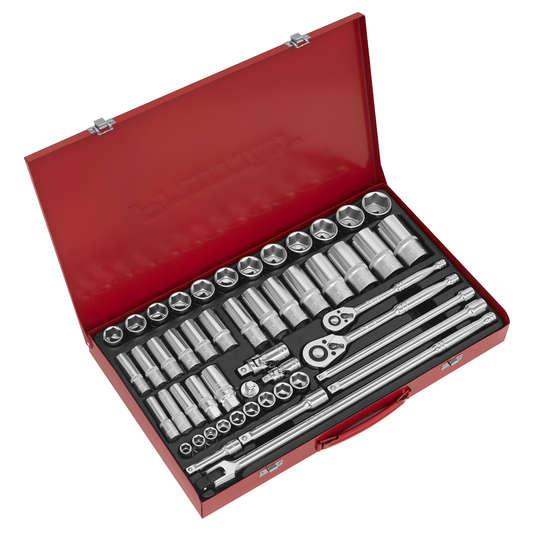 Premier AK6942 Premier Socket Set 3/8" & 1/2"Sq Drive 50pc