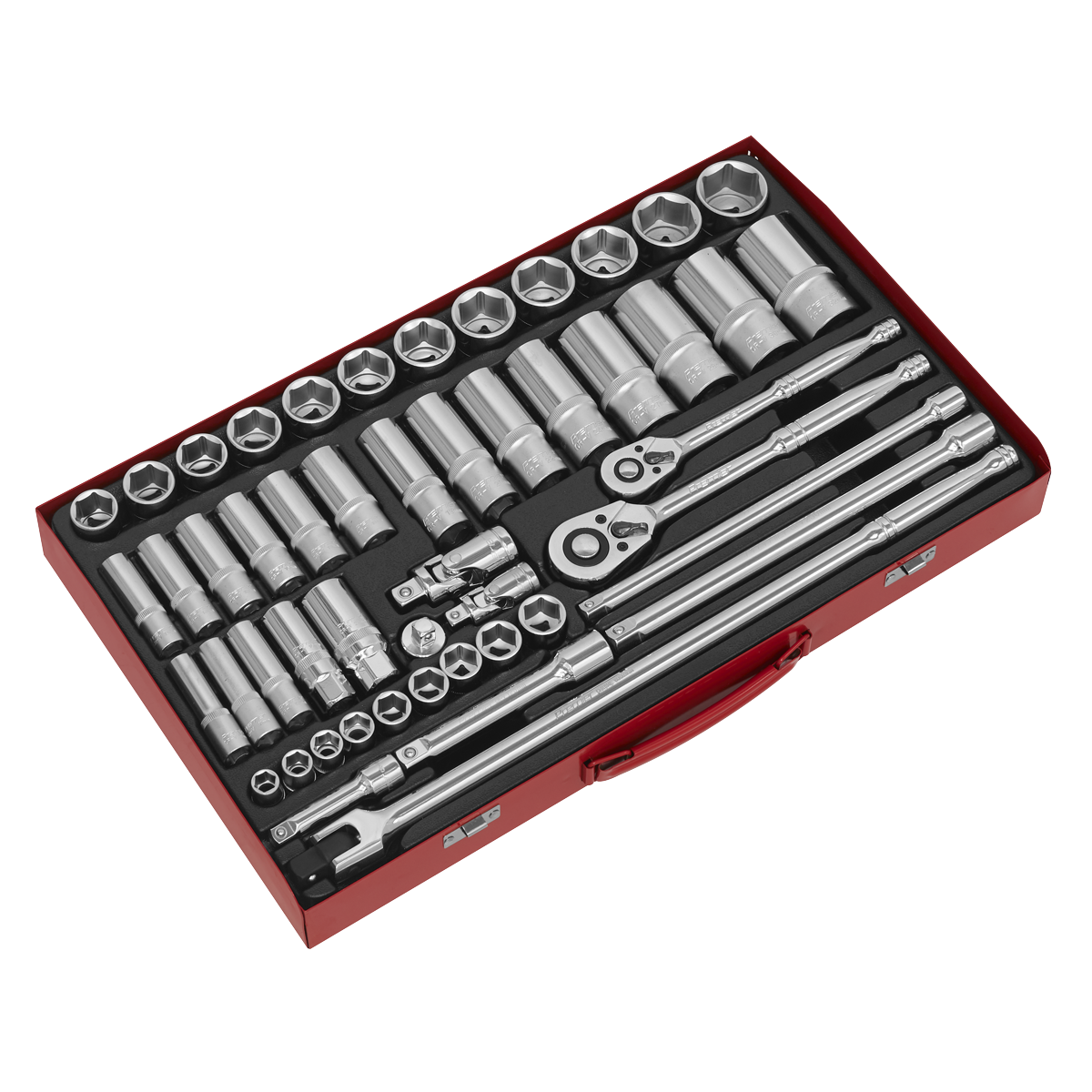Premier AK6942 Premier Socket Set 3/8" & 1/2"Sq Drive 50pc