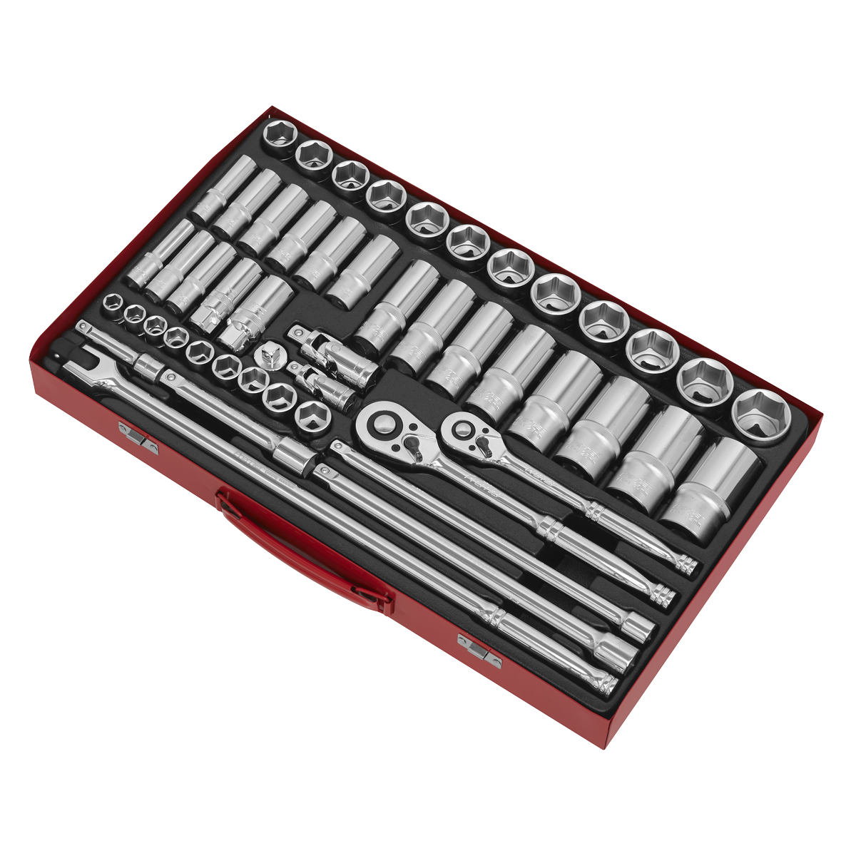 Premier AK6942 Premier Socket Set 3/8" & 1/2"Sq Drive 50pc