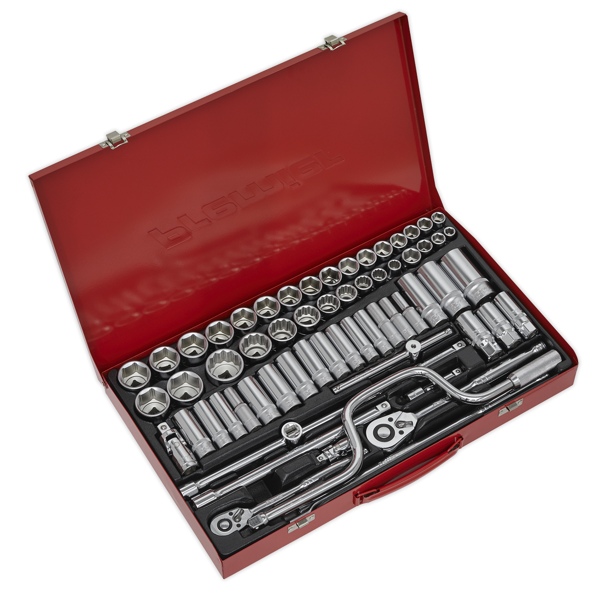 Premier AK694 Premier Metric/Imperial/Whitworth Socket Set 3/8" & 1/2"Sq Drive 64pc