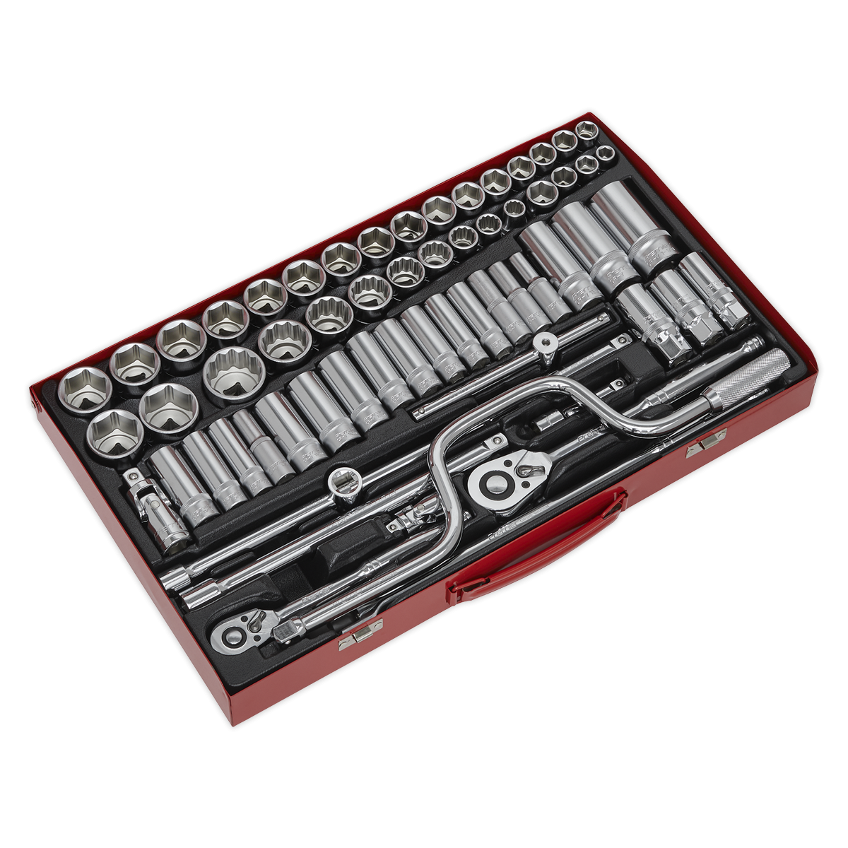 Premier AK694 Premier Metric/Imperial/Whitworth Socket Set 3/8" & 1/2"Sq Drive 64pc