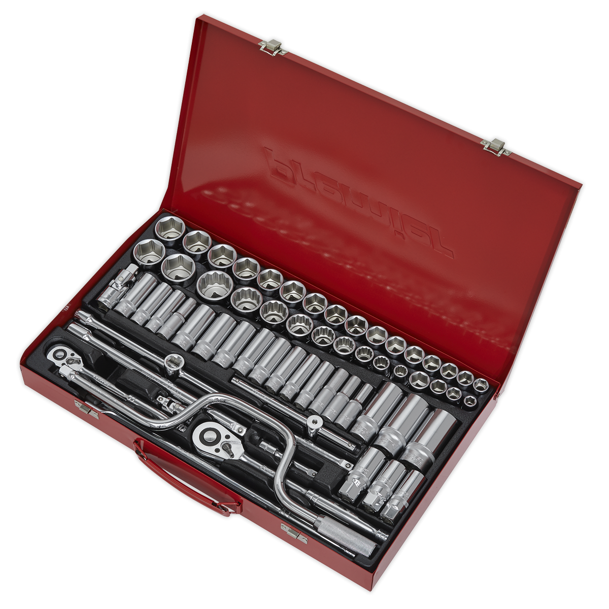 Premier AK694 Premier Metric/Imperial/Whitworth Socket Set 3/8" & 1/2"Sq Drive 64pc