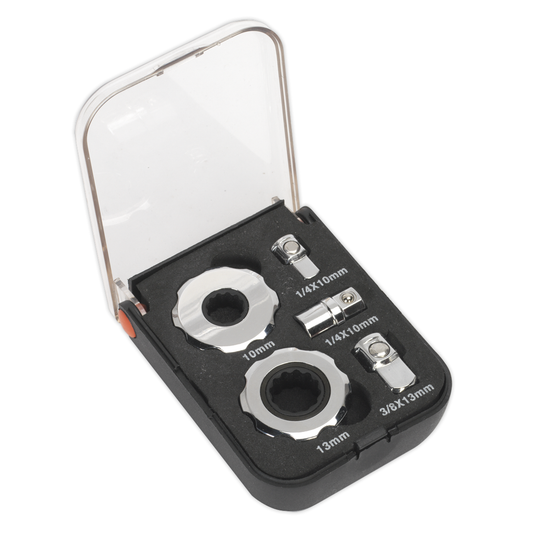 Premier AK6959 Premier Palm Ratchet Set 1/4" & 3/8"Sq Drive 5pc