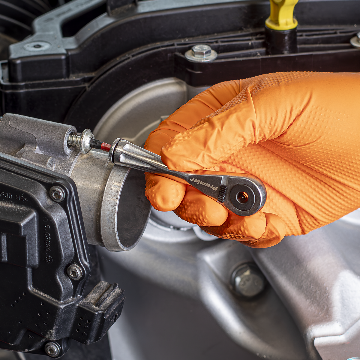 Premier AK6962 Premier Stainless Steel Micro Bit Driver Ratchet 1/4"Hex