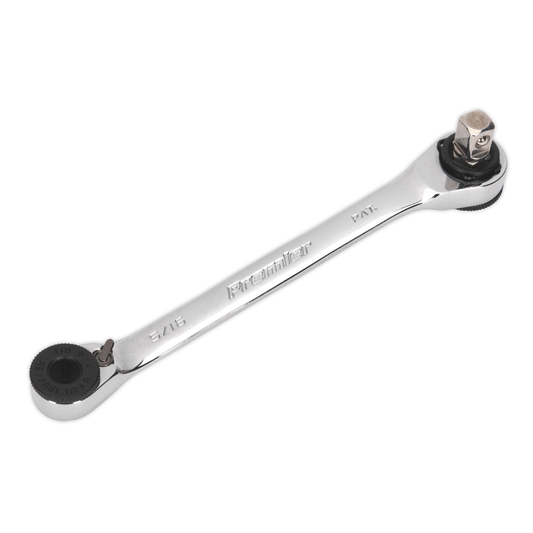 Premier AK6967 Premier Ratchet Spanner 1/4"Hex x 5/16"Hex Drive with 1/4"Sq Drive Adaptor