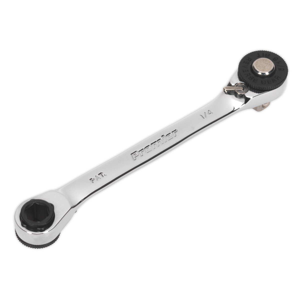 Premier AK6967 Premier Ratchet Spanner 1/4"Hex x 5/16"Hex Drive with 1/4"Sq Drive Adaptor