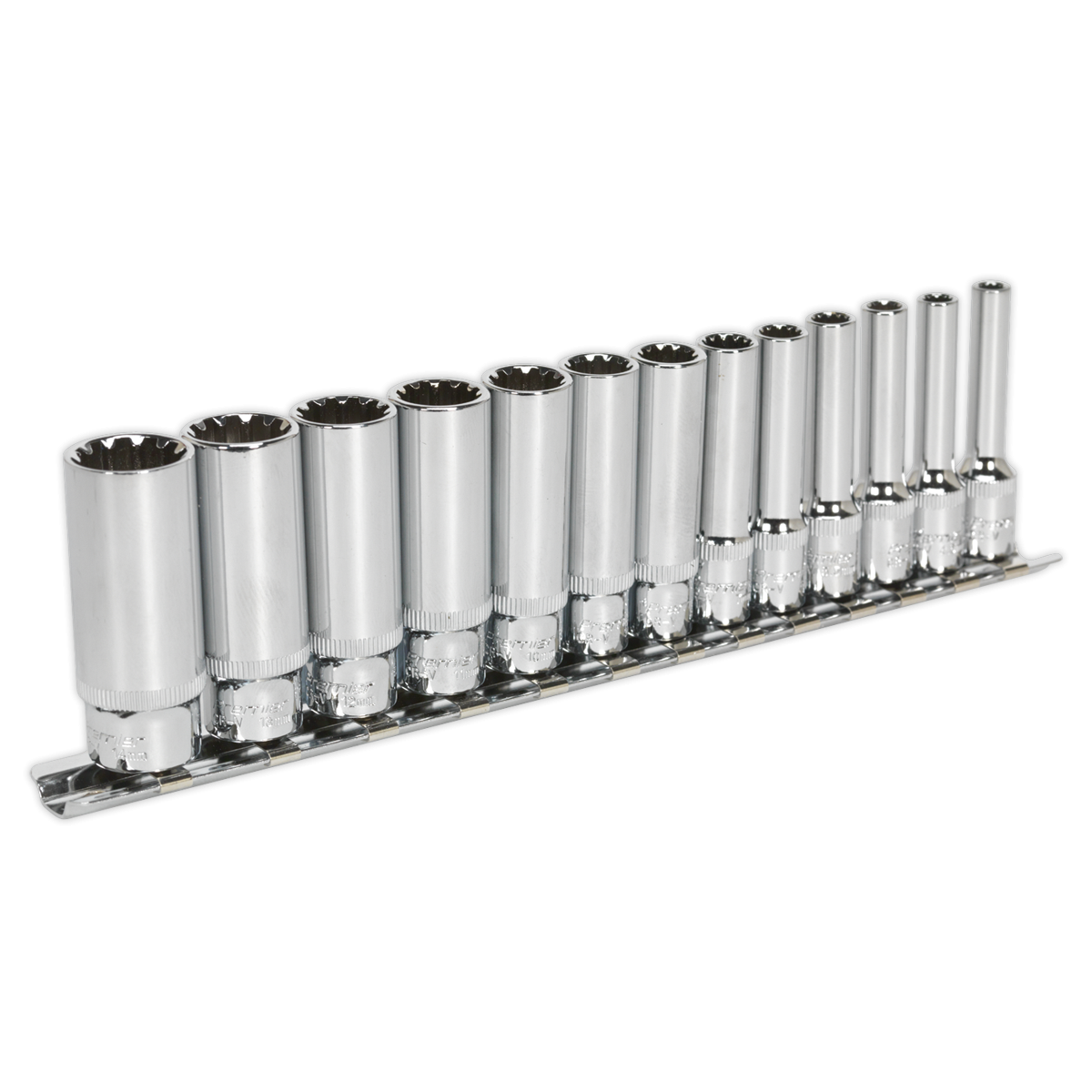 Premier AK69813D Premier Total Drive® Deep Socket Set 1/4"Sq Drive 13pc