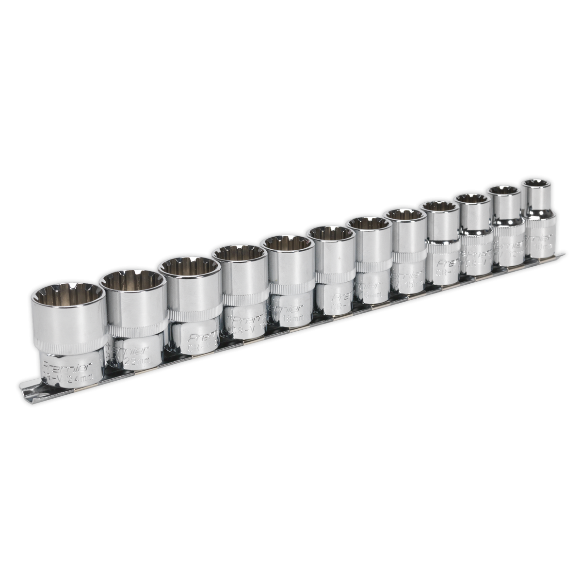 Premier AK70612 Premier Socket Set 1/2"Sq Drive12pc