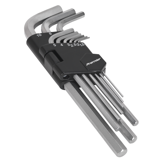 Premier AK7136 Premier Long Hex Key Set 9pc Long