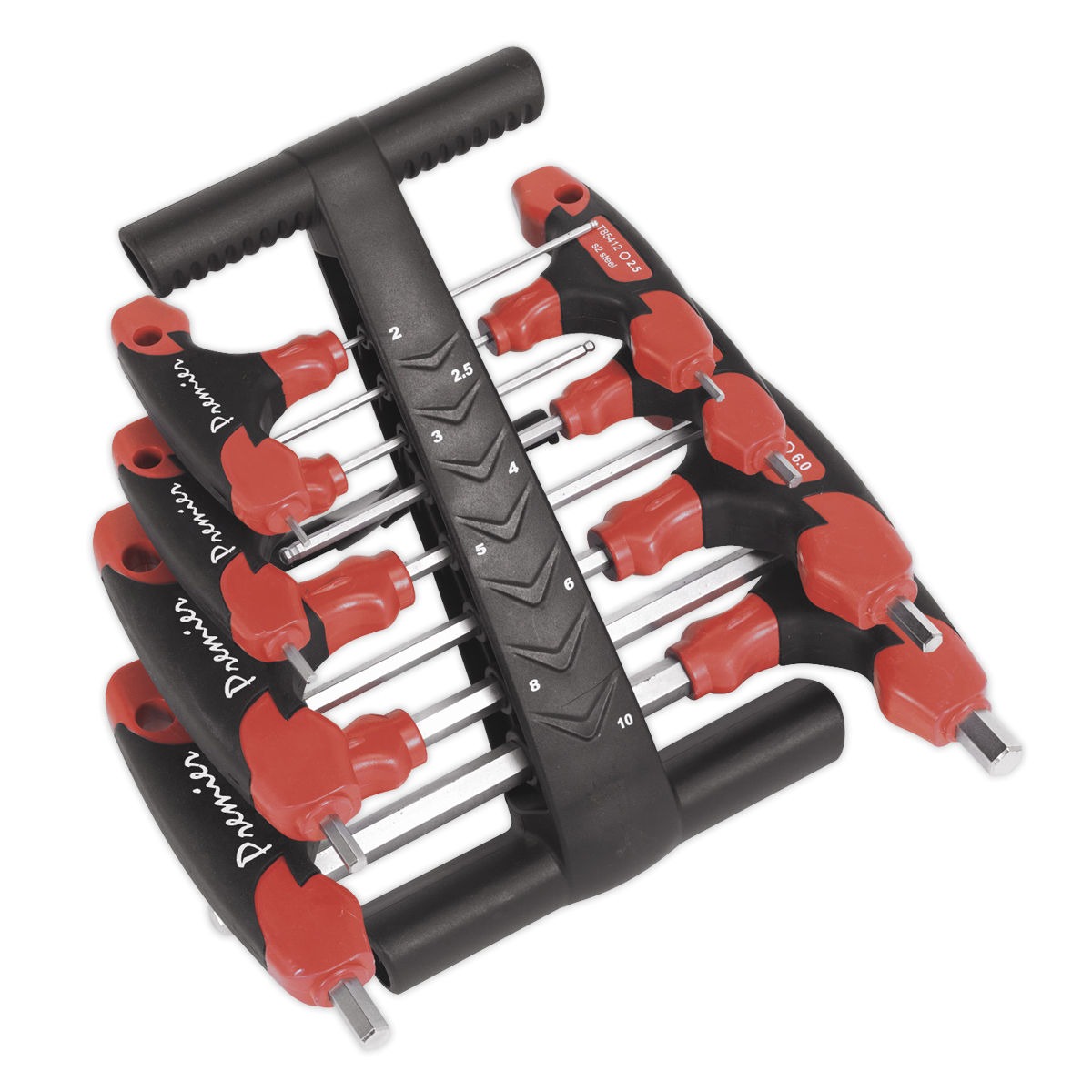 Premier AK7144 Premier T-Handle Ball-End Hex Key Set 8pc