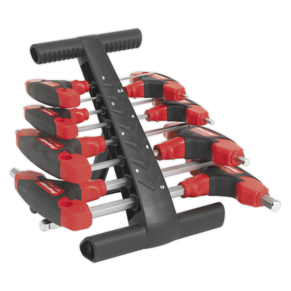 Premier AK7144 Premier T-Handle Ball-End Hex Key Set 8pc