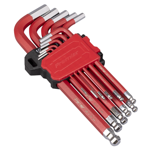 Premier AK71640 Premier Long Ball-End Hex Key Set 11pc