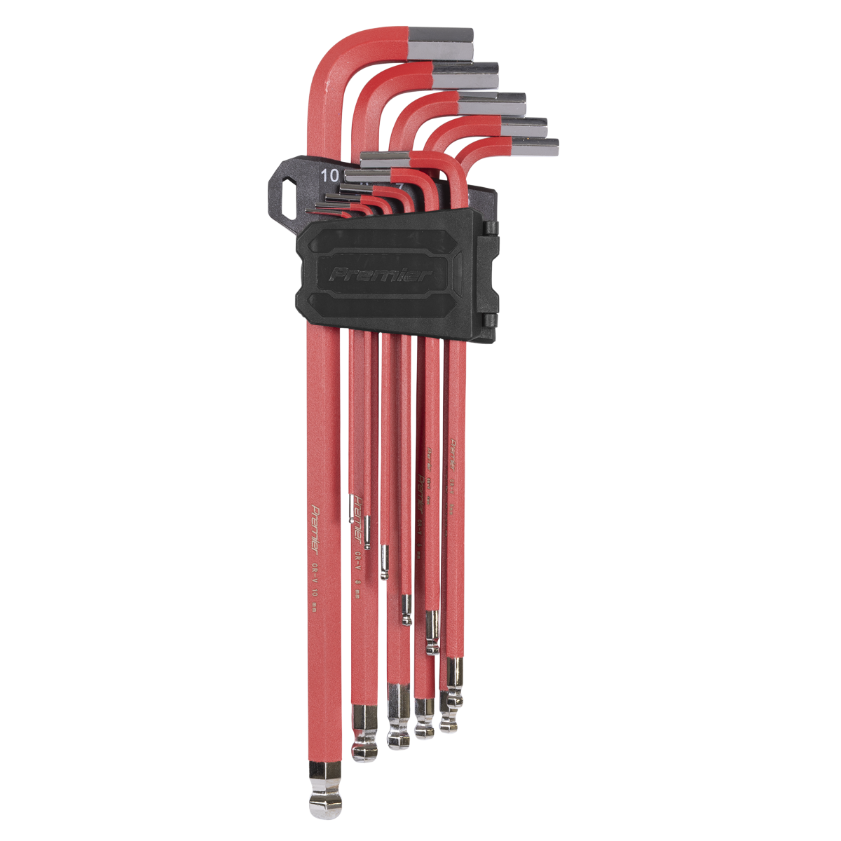 Premier AK7164 Premier Extra-Long Ball-End Hex Key Set 11pc