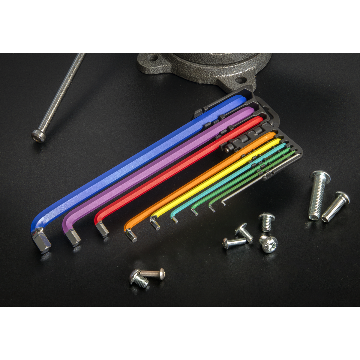 Premier AK71740 Premier Extra-Long Stubby Element Hex Key Set 9pc