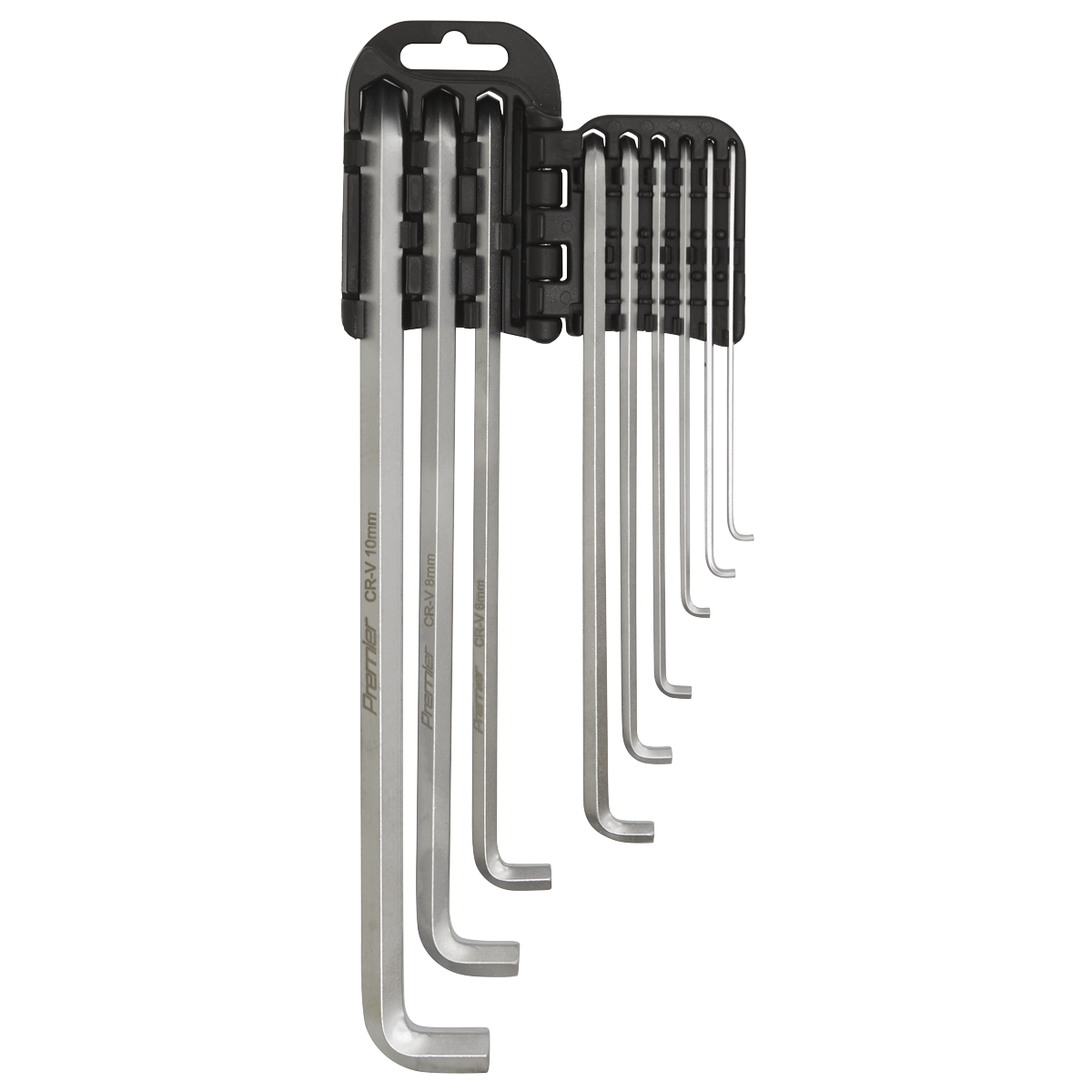 Premier AK7174 Premier Extra-Long Stubby Element Hex Key Set 9pc