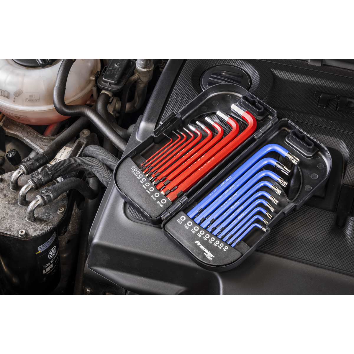 Premier AK7176 Long Anti-Slip TRX-Star* & Ball-End Hex Key Set 18pc